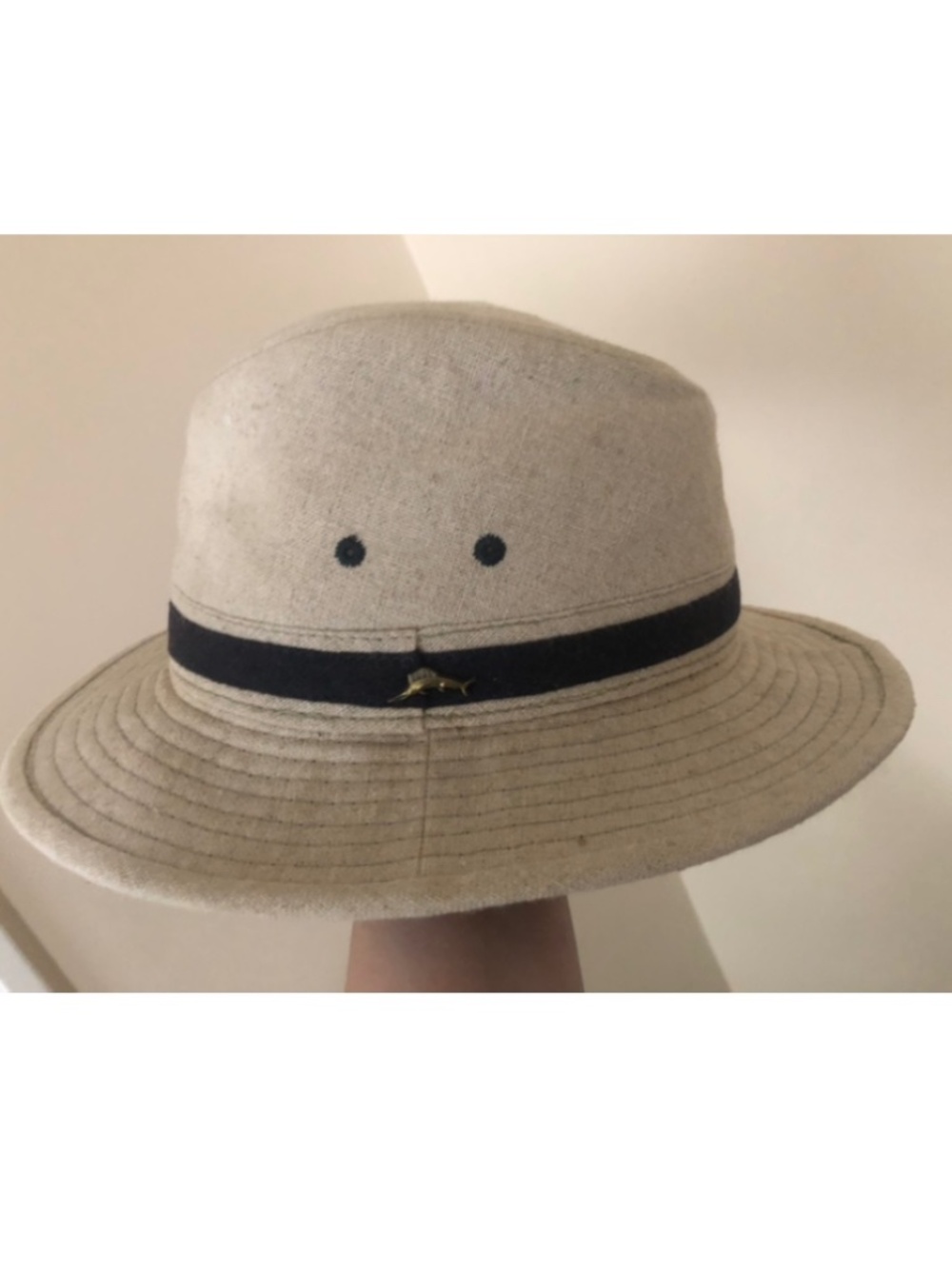 Tommy Bahama men’s hat tan woven cloth